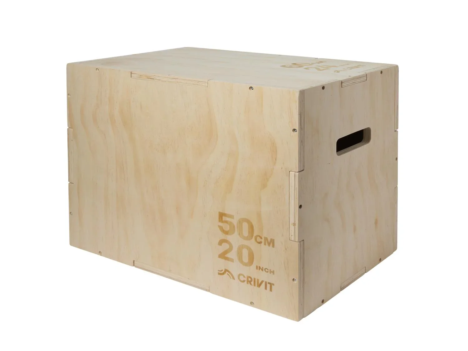 CRIVIT Bote de saut pliomtrique en bois