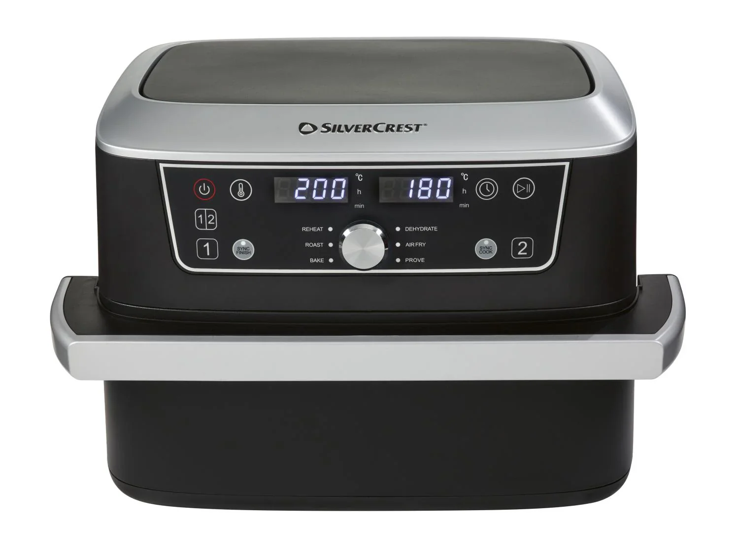 SILVERCREST Friteuse  air chaud double compartiment