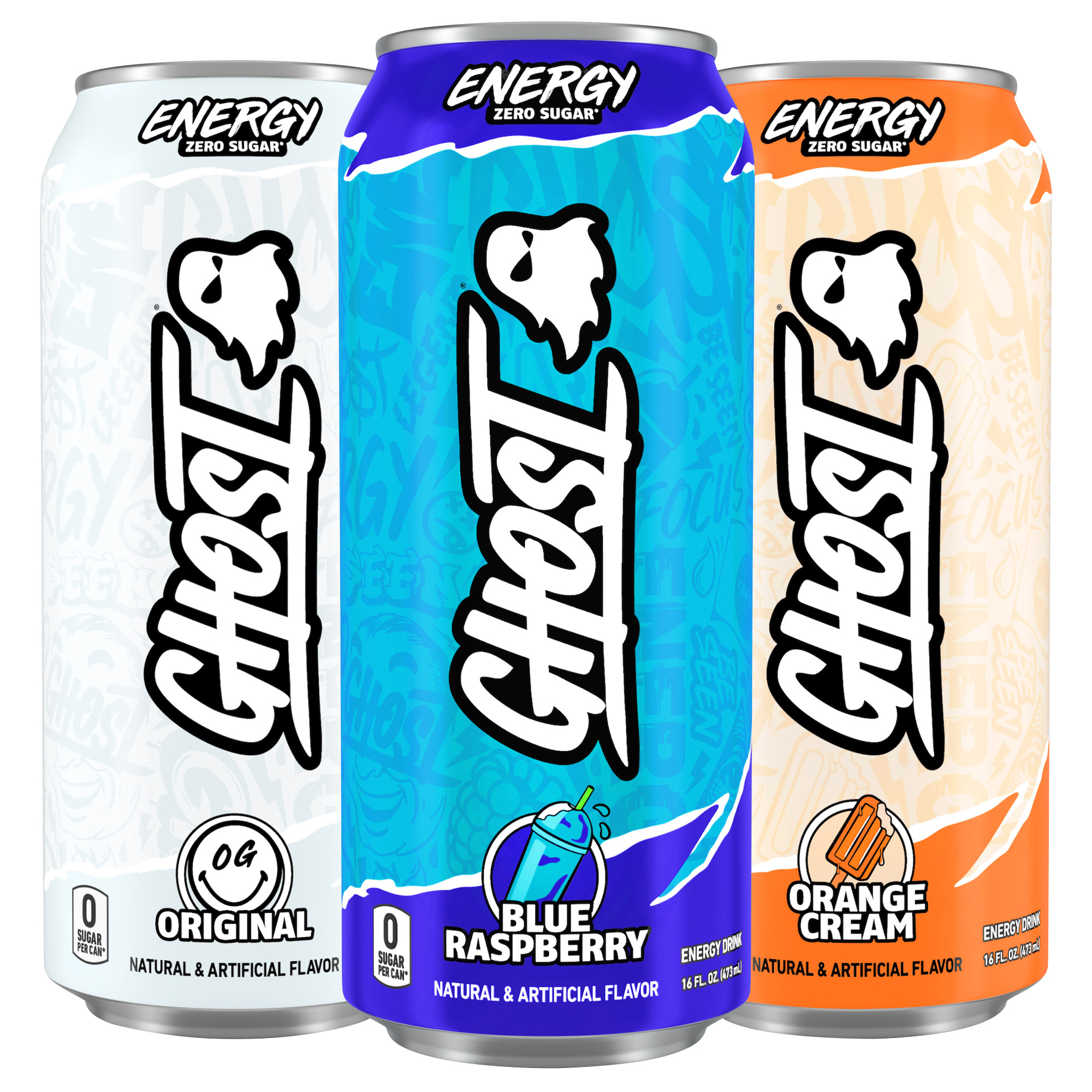 Ghost Energy Drink, Variety Pack, 16 Fl Oz, 18 - Count