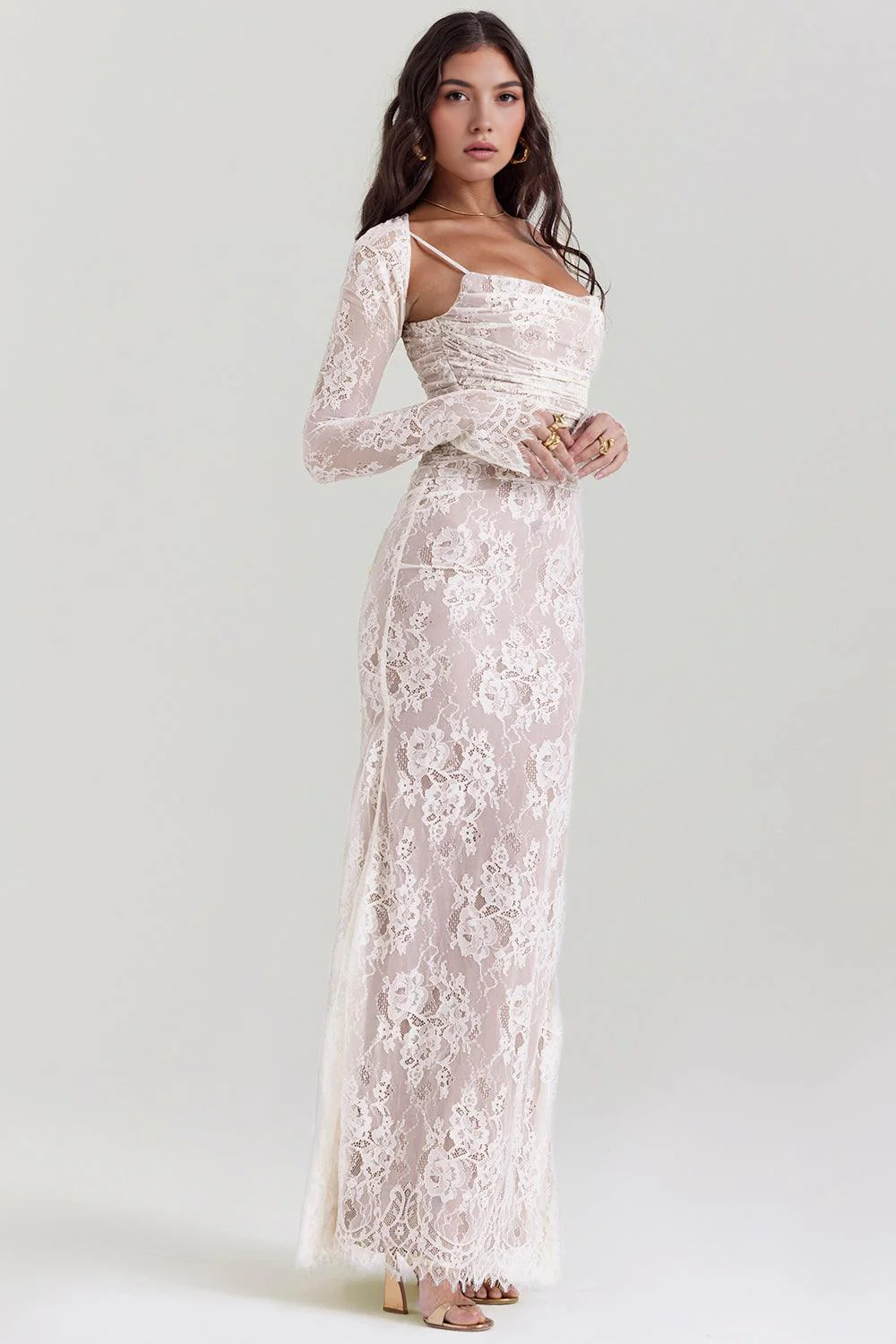 Chloé | Robe Maxi en Dentelle