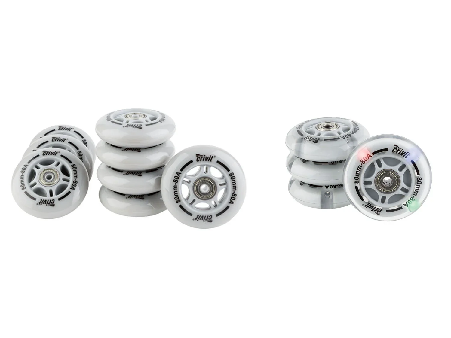 CRIVIT Set de roues pour patins