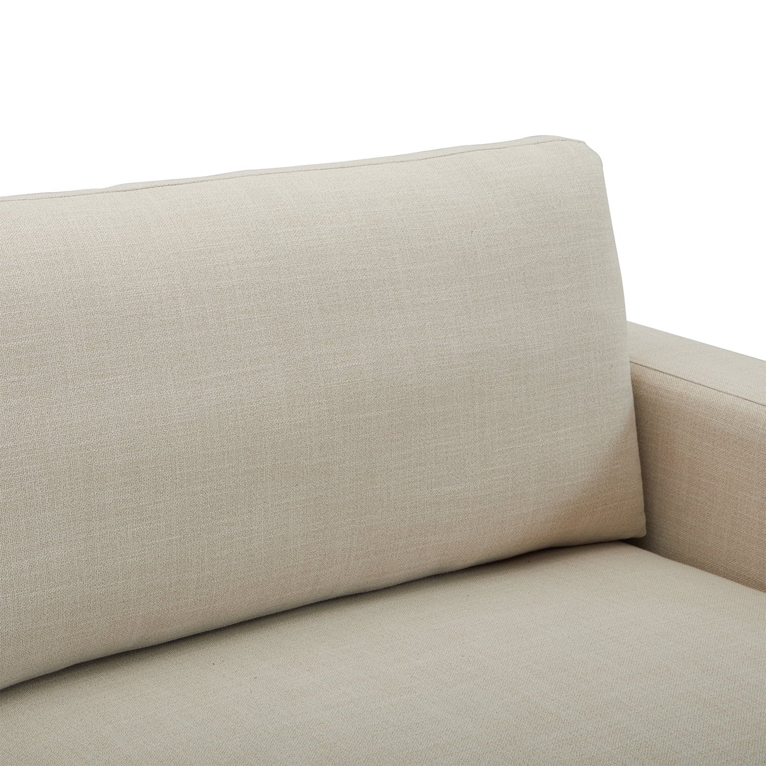 Better Homes & Gardens Springwood Wood Frame 83.46 Couch, Beige Velvet
