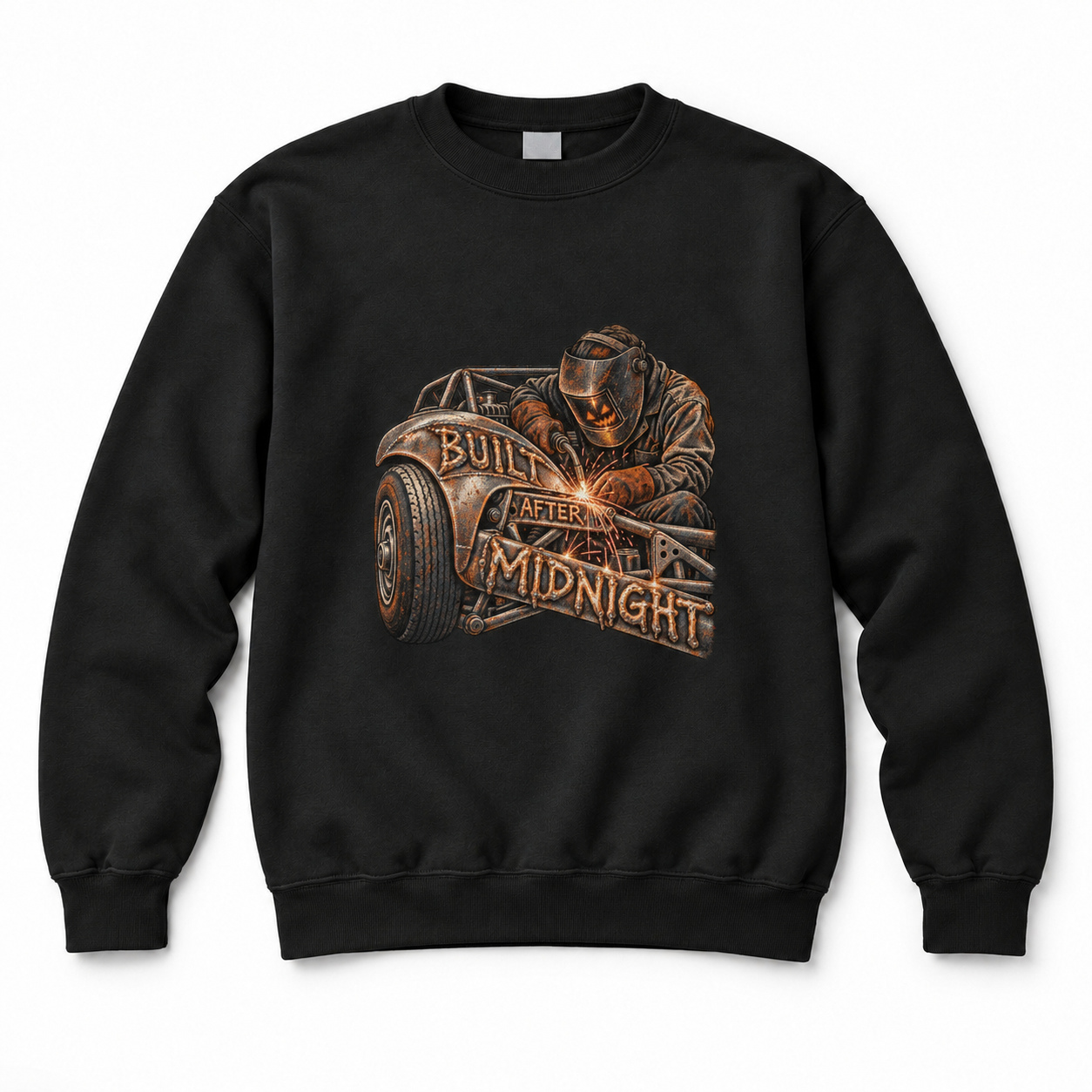 Built After Midnight Hot Rod Crewneck Sweatshirt