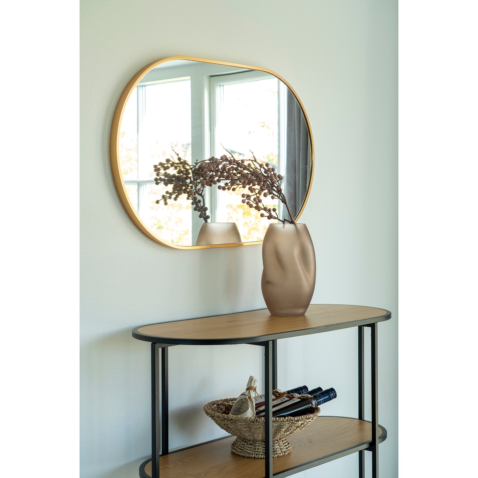 Artichok Lize Wandspiegel Ovaal 80 x 50 cm - Goud