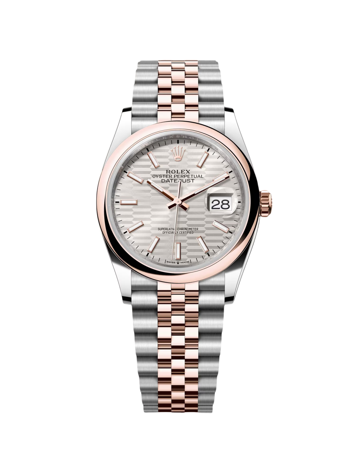 【Super Clone】RLX  Datejust 36mm 126201 Silver Dial Oyster Bracelet Watch