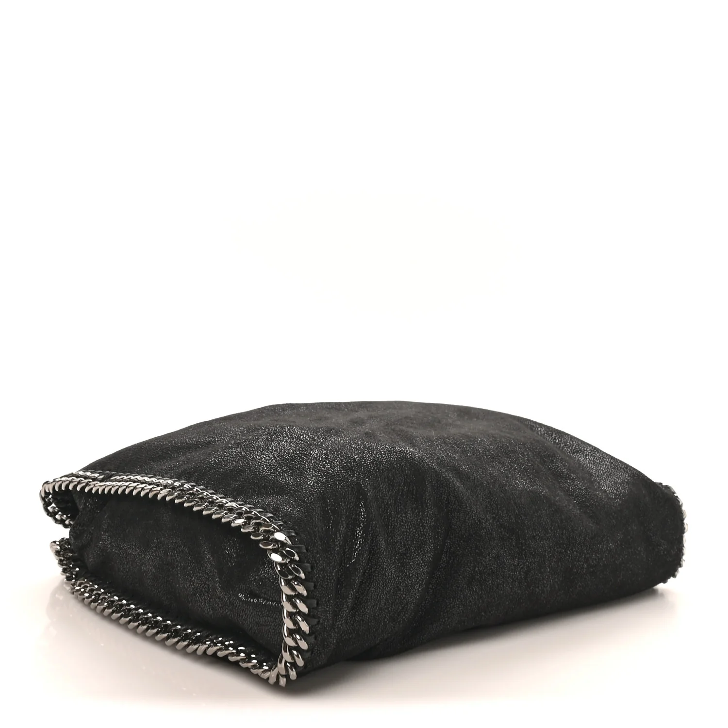 Shaggy Deer Falabella Fold Over Tote Black