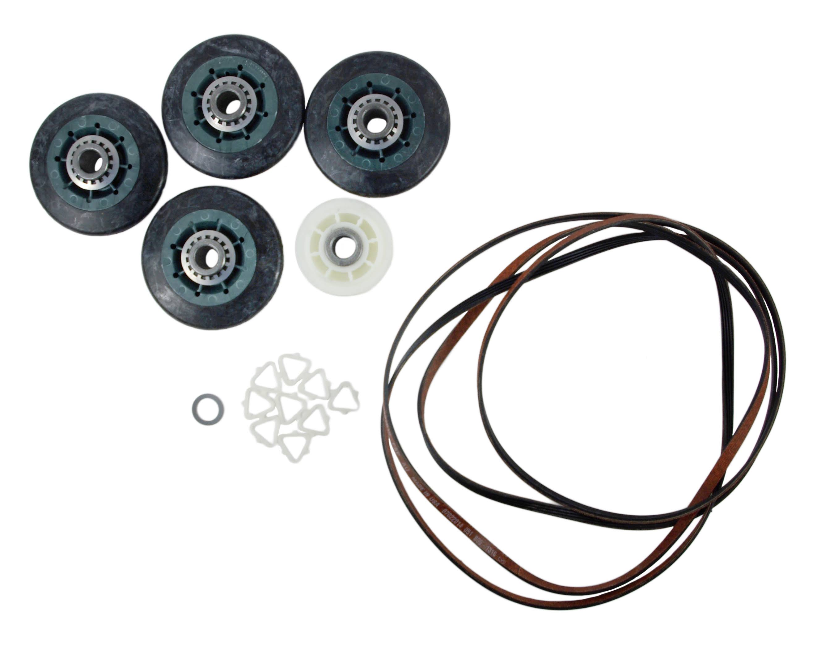 W10837240, 4392067 Dryer Repair Kit, 3387610 Dryer Belt 279640 Idler Pulley Bearing Kit Parts for Whirlpool Duet WED9200SQ0 WED9200SQ1 WED9150WW1