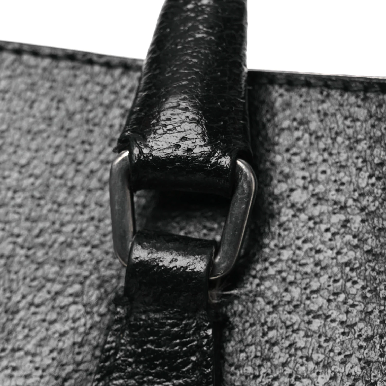 Cinghiale Triangle Tote Black
