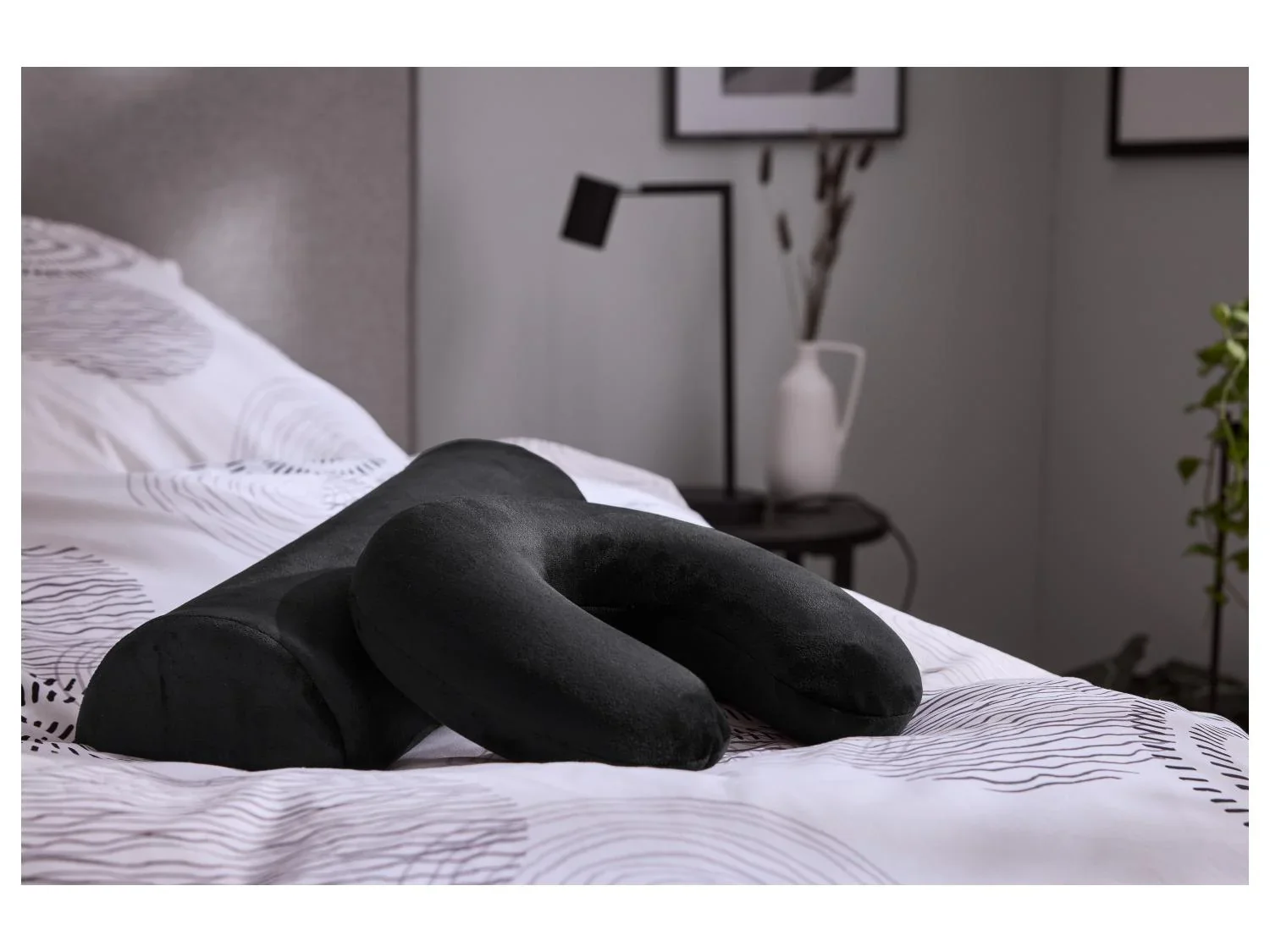 LIVARNO Cale-nuque ou coussin demi-cylindrique