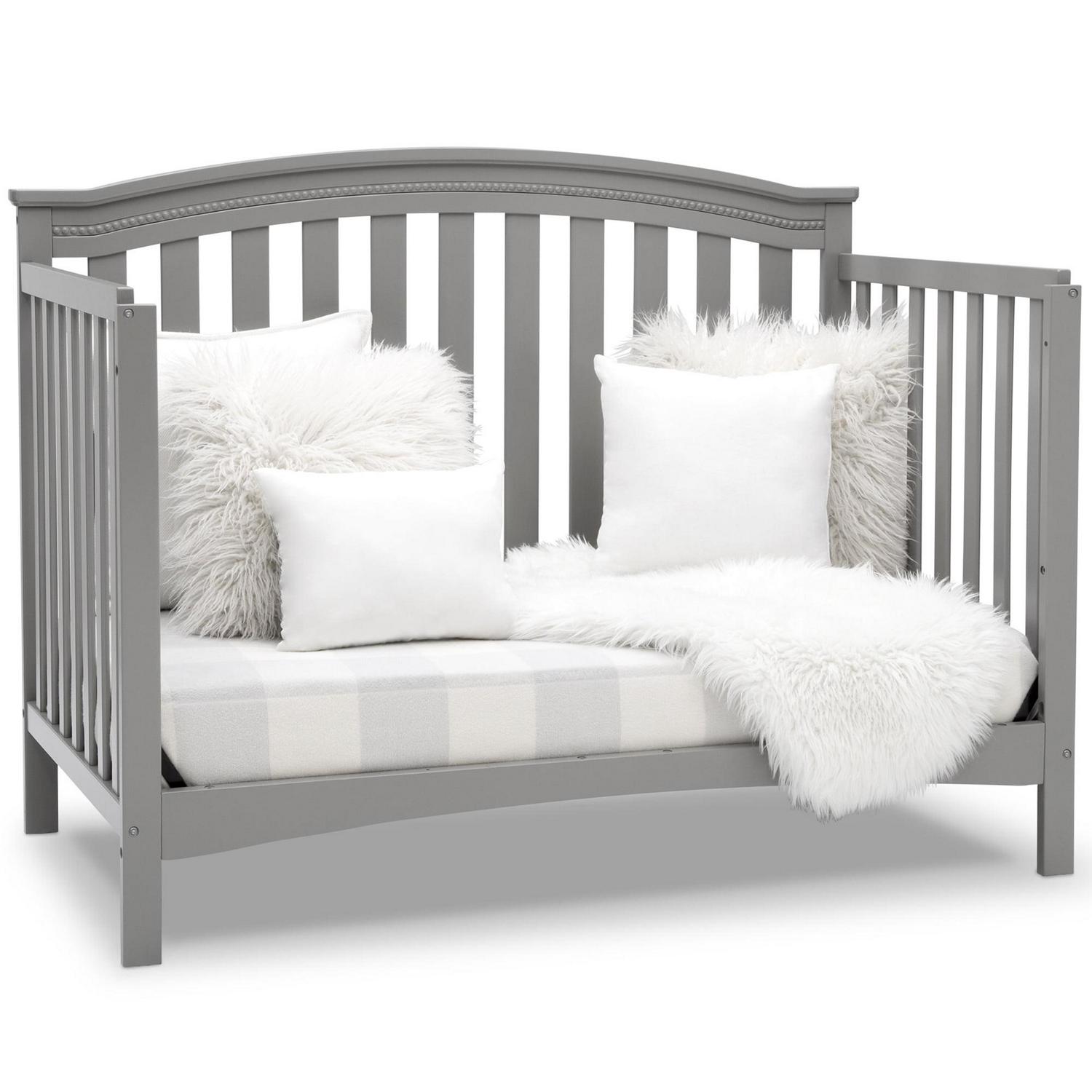 Waverly 6-in-1 Convertible Baby Crib. Grey - Image 10