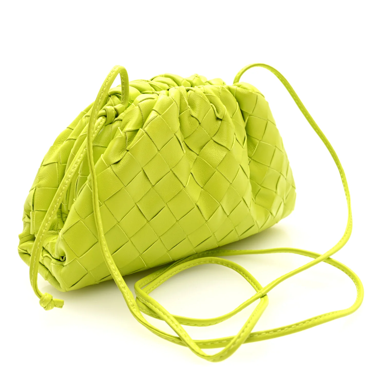 Nappa Intrecciato The Mini Pouch Kiwi