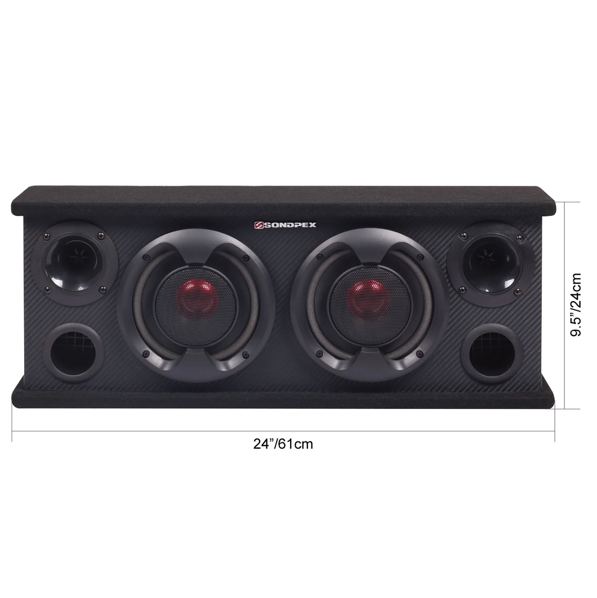 Sondpex BB14065 6.5 In. 400 Watt 2 - Way Speaker System