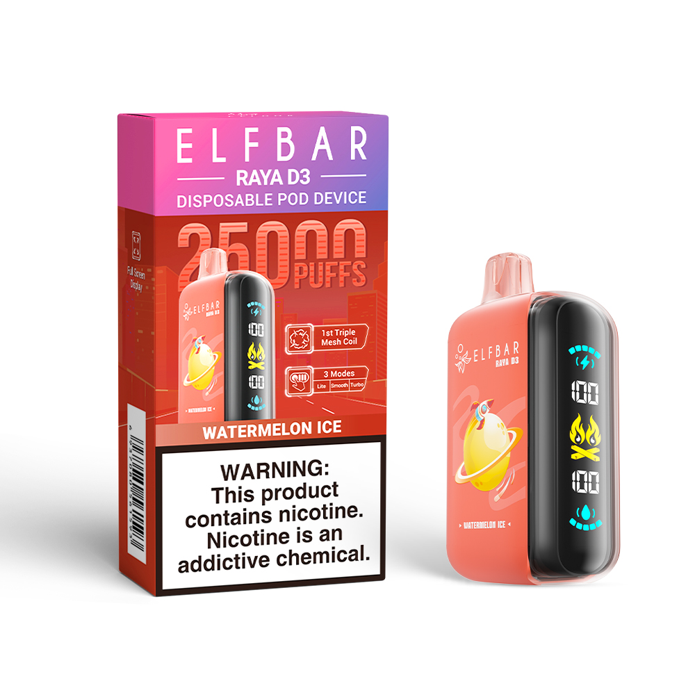 ELF BAR RAYA D3 25000 PUFFS