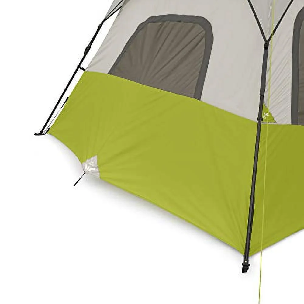 6 Person Instant Cabin Tent with Wall Organizer (Gray) - Image 9