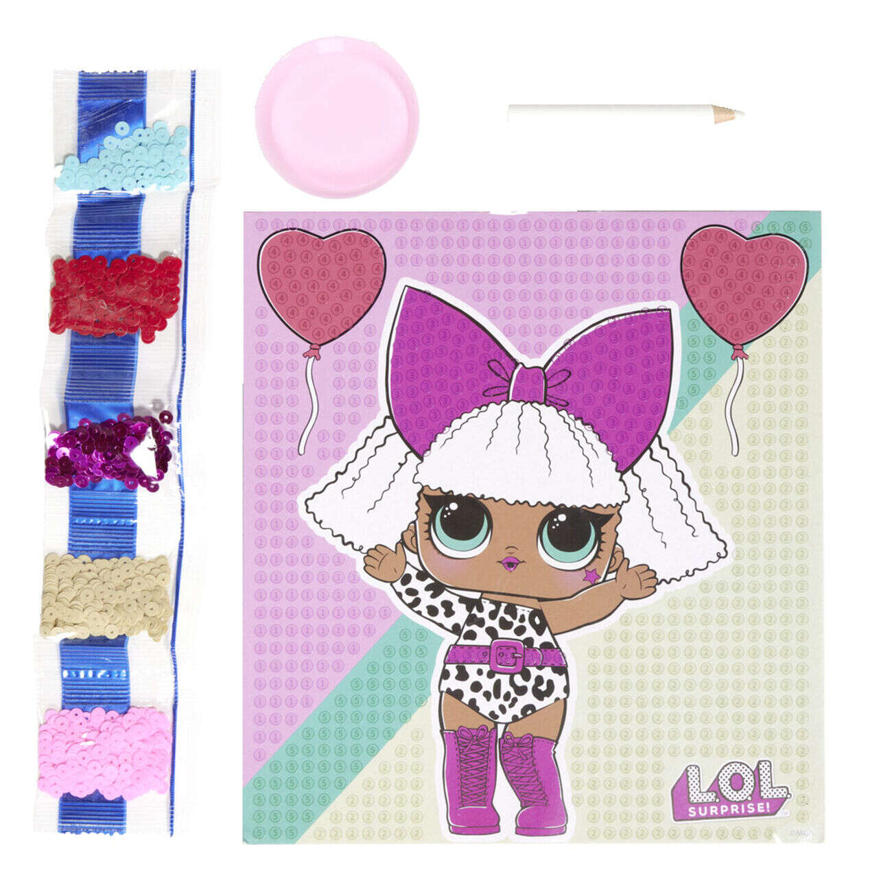 Coffret créatif diamond art sequin avec stylo