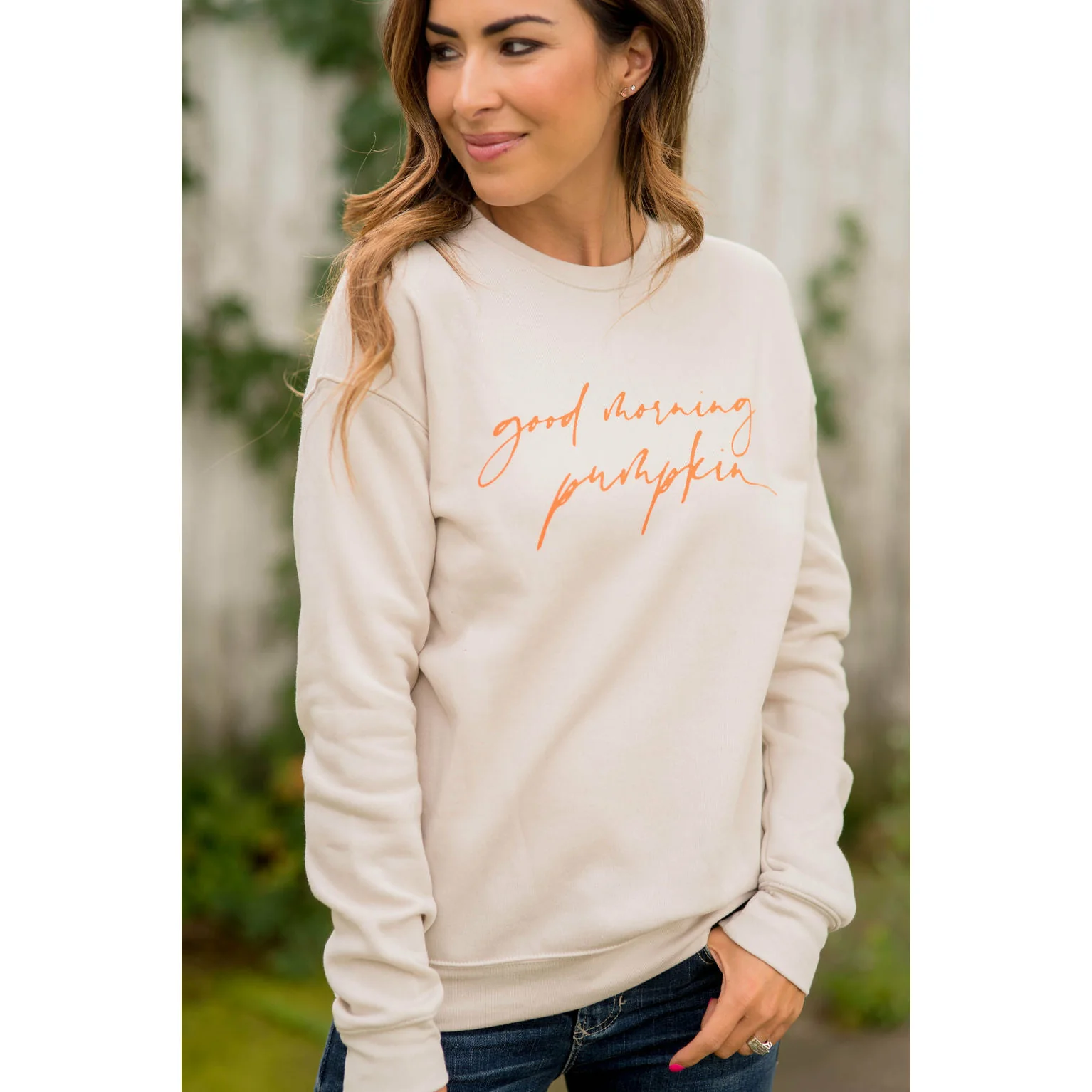 Good Morning Pumpkin Crewneck