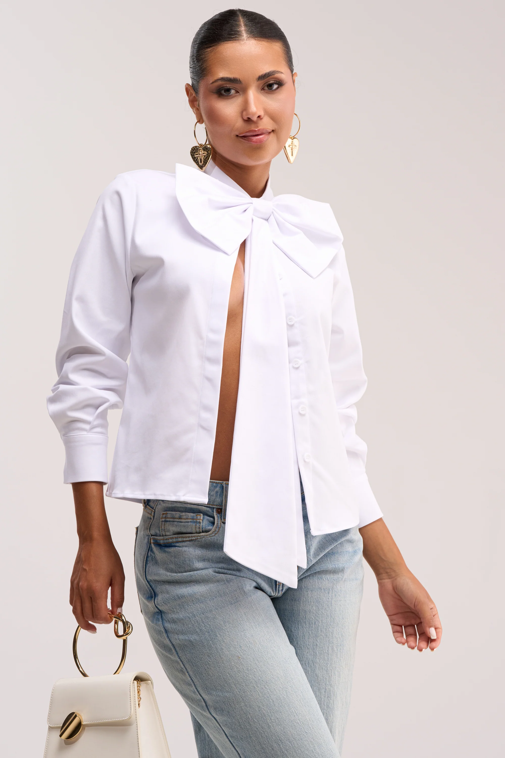 BUSINESS OR PLEASURE POPLIN BLOUSE - Akira Store