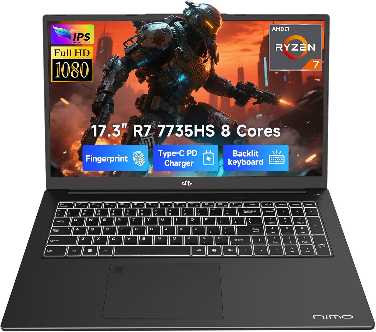 NIMO 2026 Gaming Laptop  17.3
