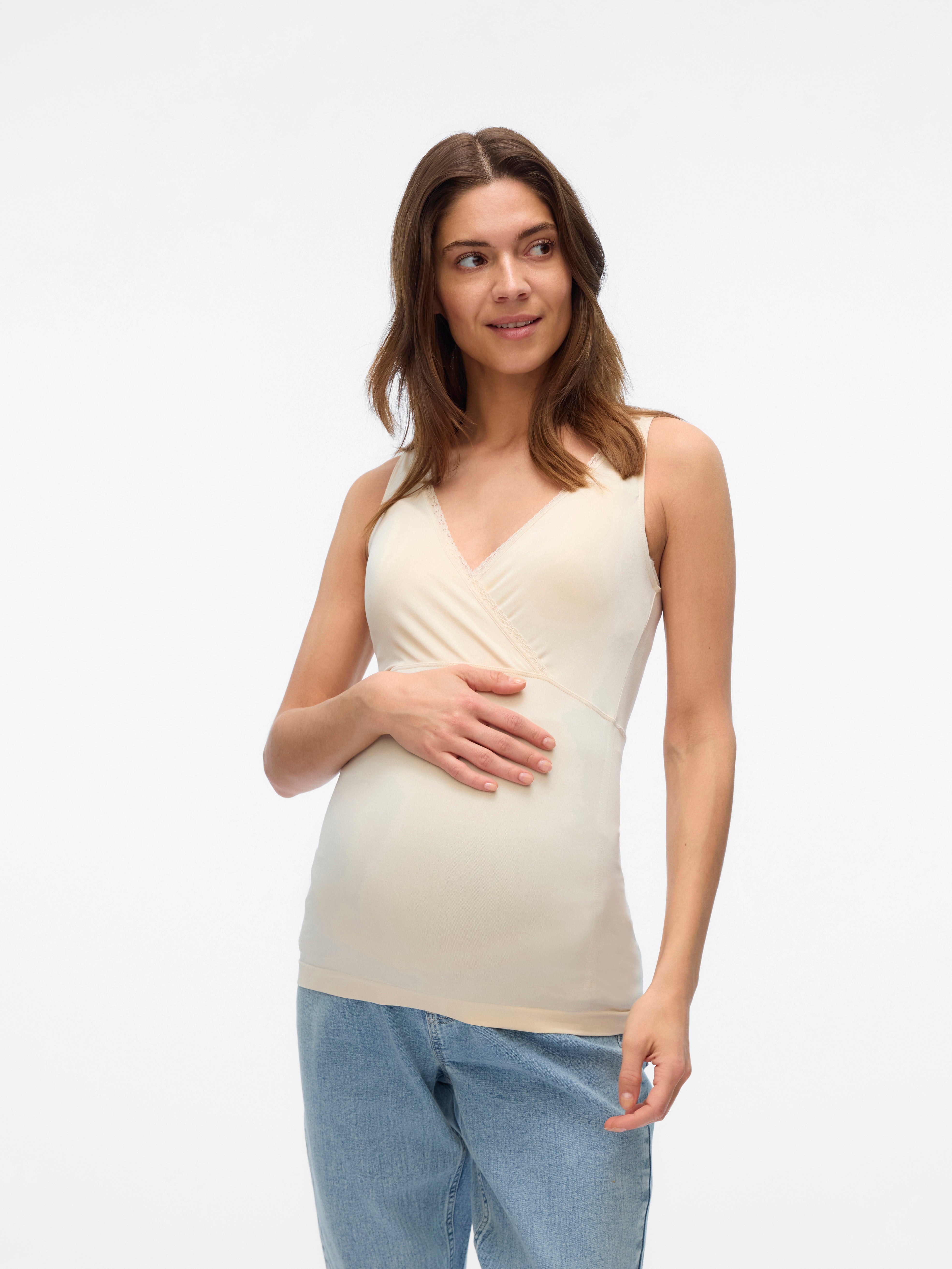 VERO MODA® Bodycon Fit V-Neck Top