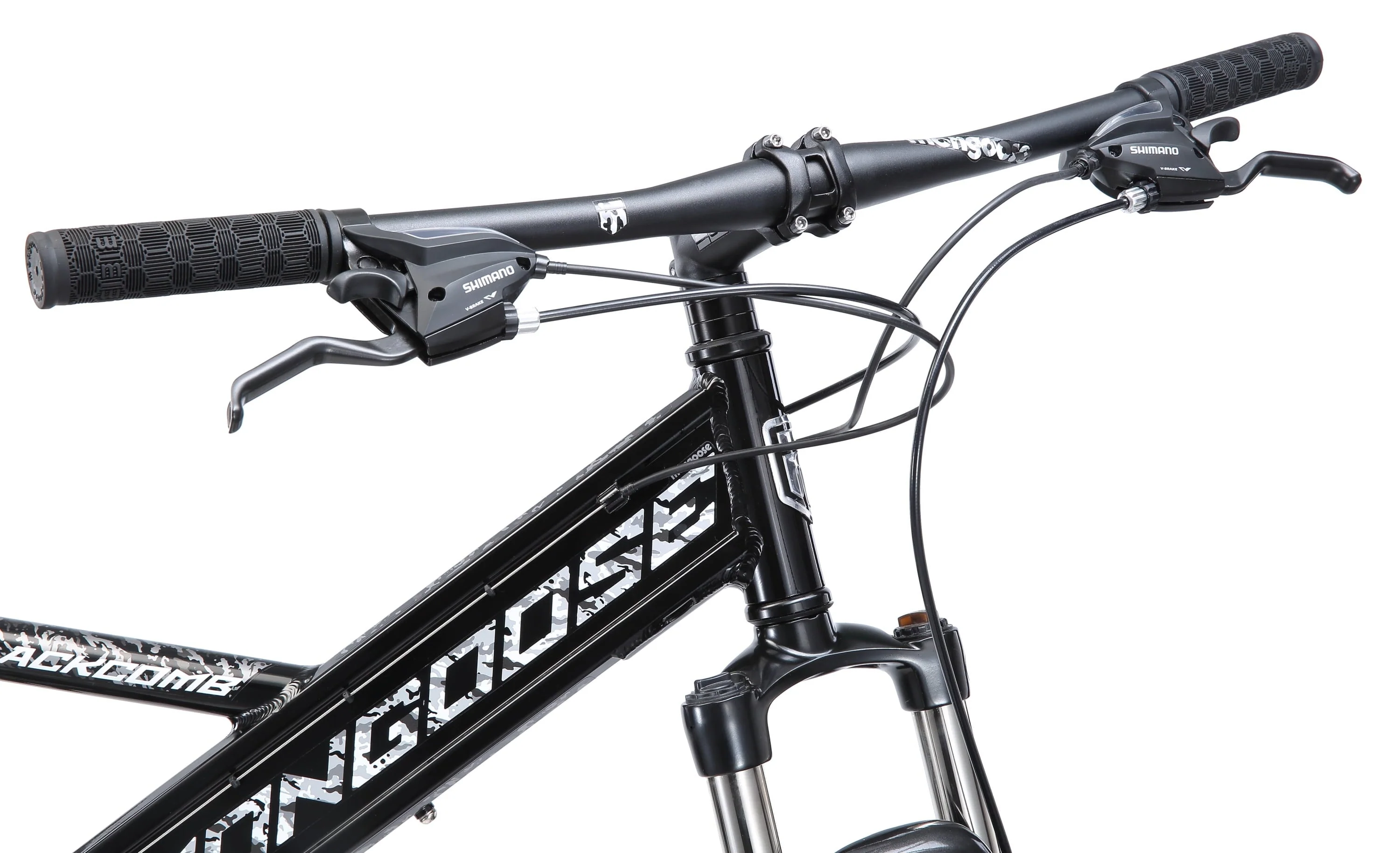 Mongoose Blackcomb Mountain Bike, 26 - Inch Wheels, 24 Speeds, Black, Men'S