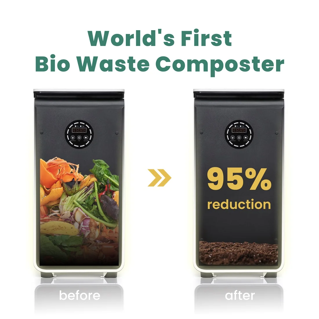 World First Bio Smart 19L Electric Composting Bin - Image 3