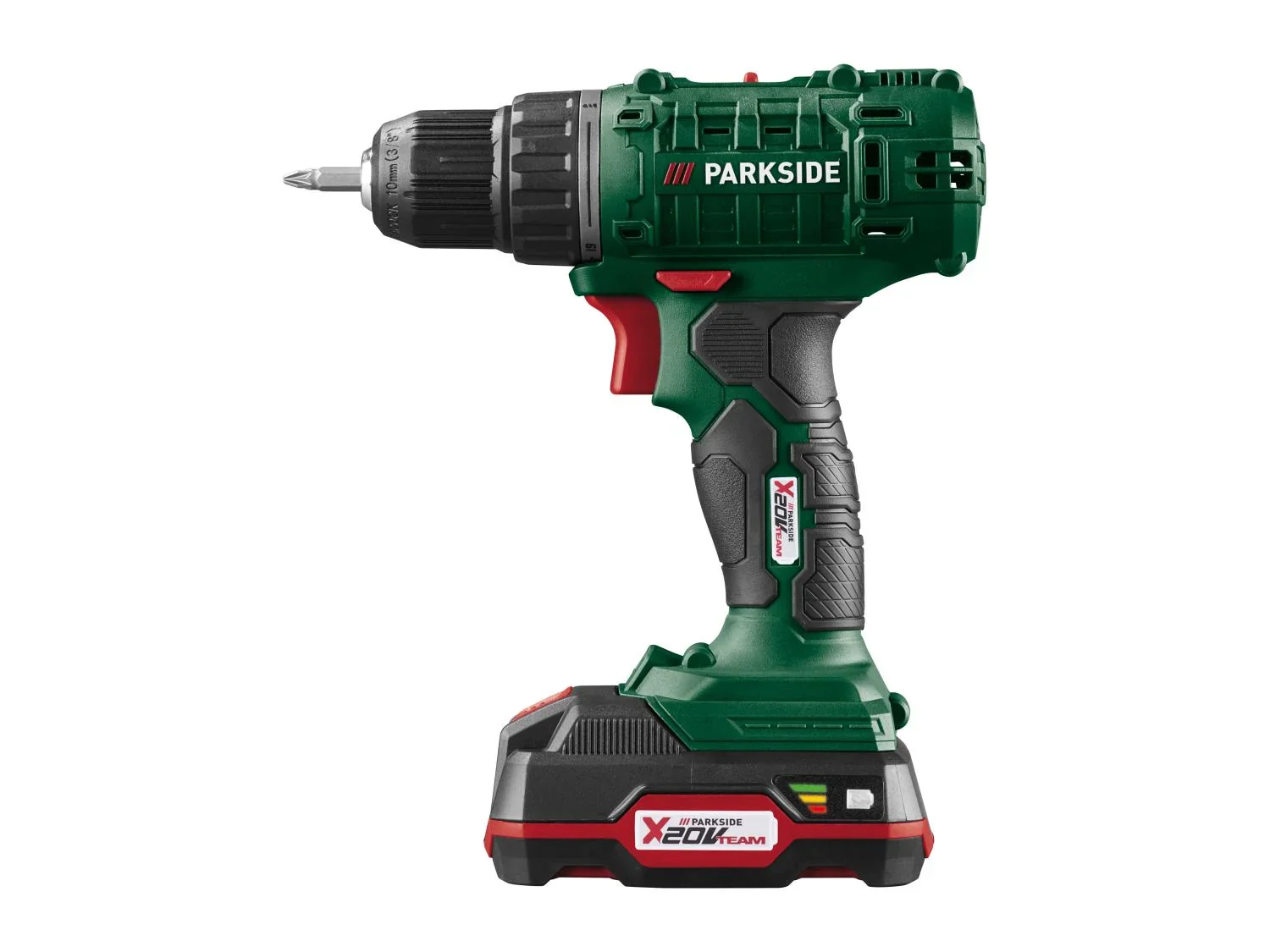 PARKSIDE Set perceuse-visseuse sans fil + batterie + chargeur, 20 V