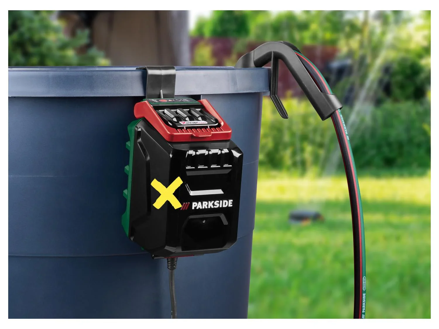 PARKSIDE Pompe pour collecteur deau de pluie sans fil PRPA 20-Li B3, 20 V