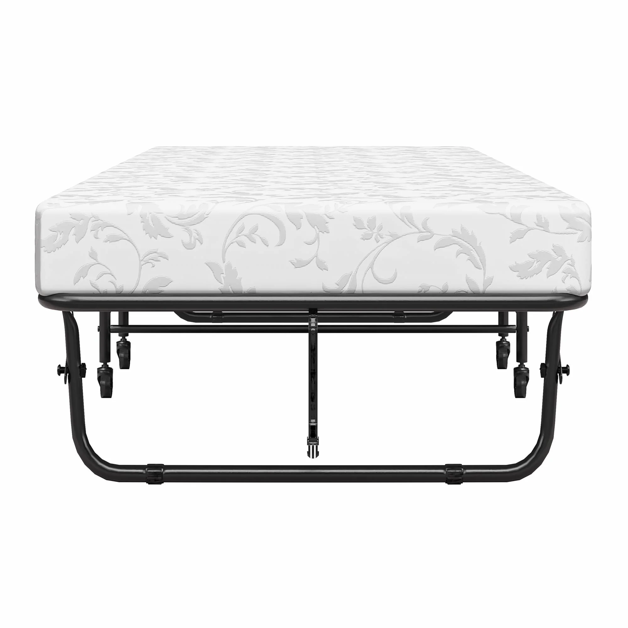 Folding Rollaway Guest Bed with 5" Mattress, Twin(5" Mattress) - Image 7