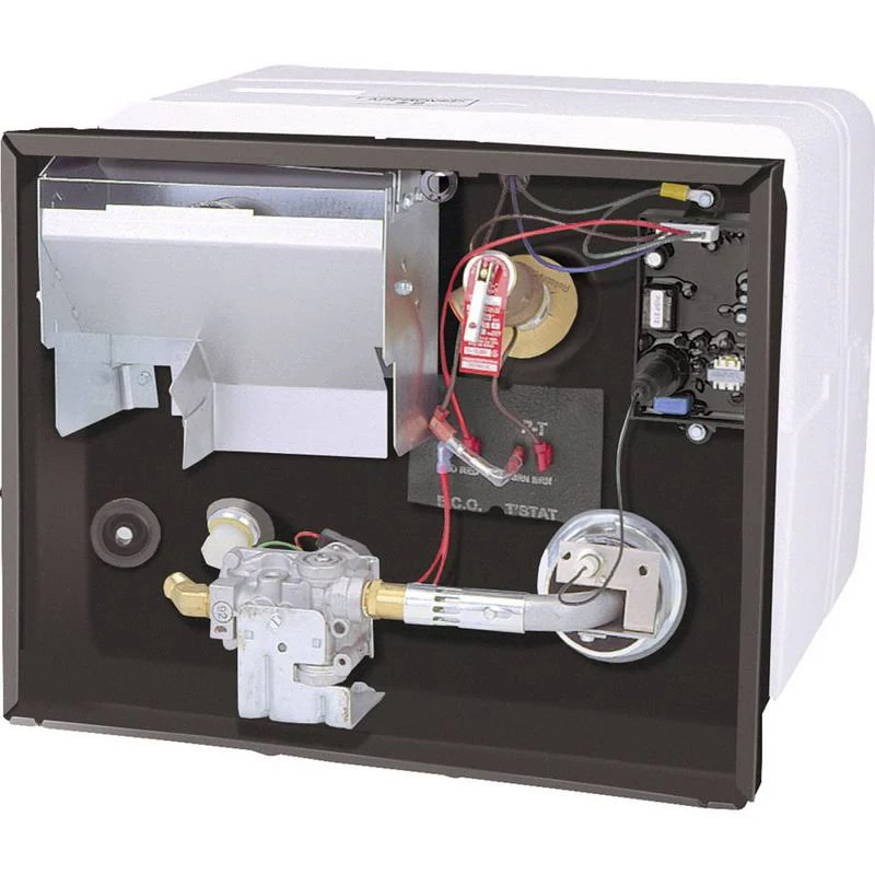 RV Water Heater G6A-8E. 6 Gallon. Gas. Polar White. Patented U-Tube Design