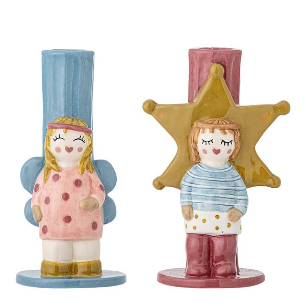 Bisby lysestake 15 cm 2 stk engel