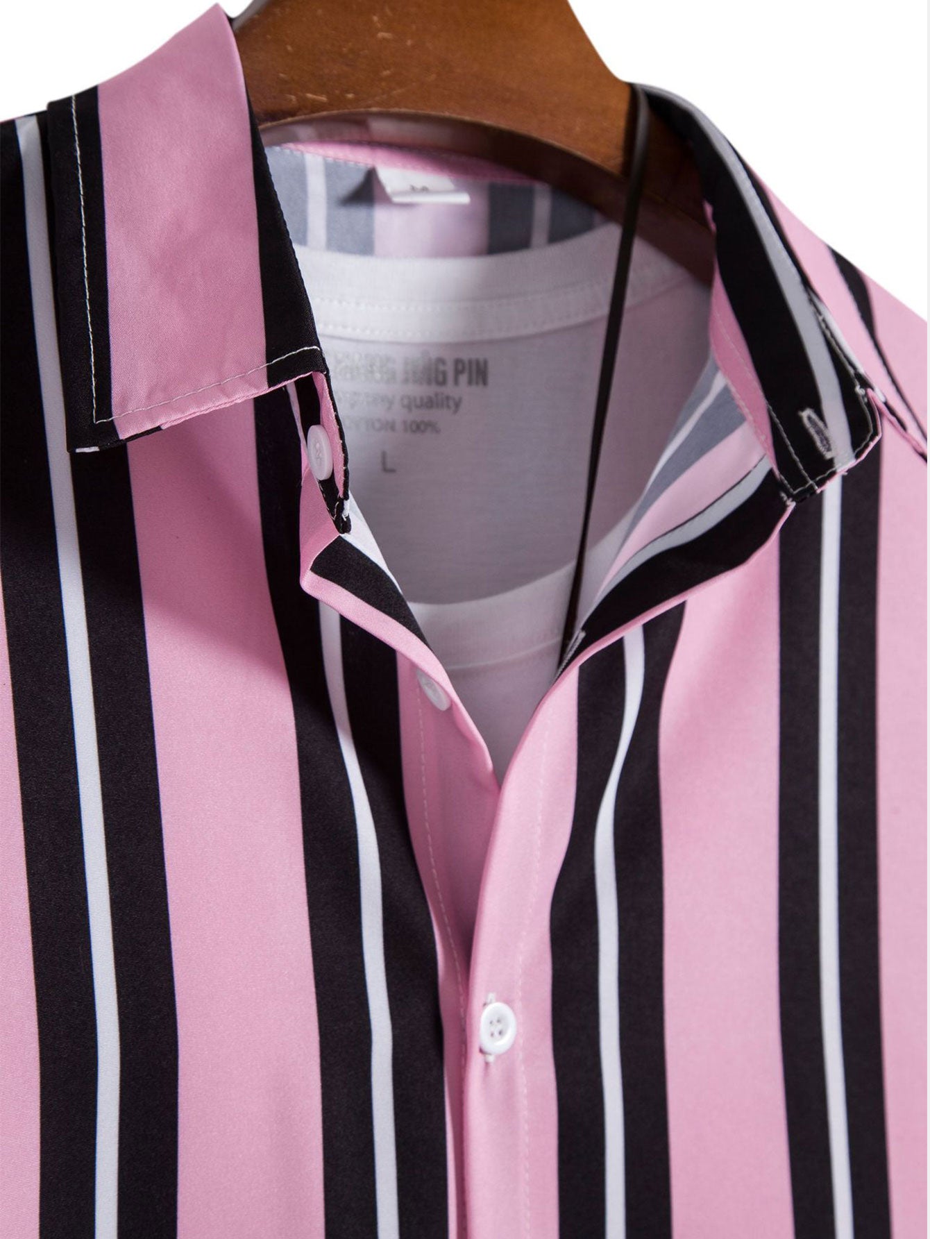 Chemise boutonnée à rayures