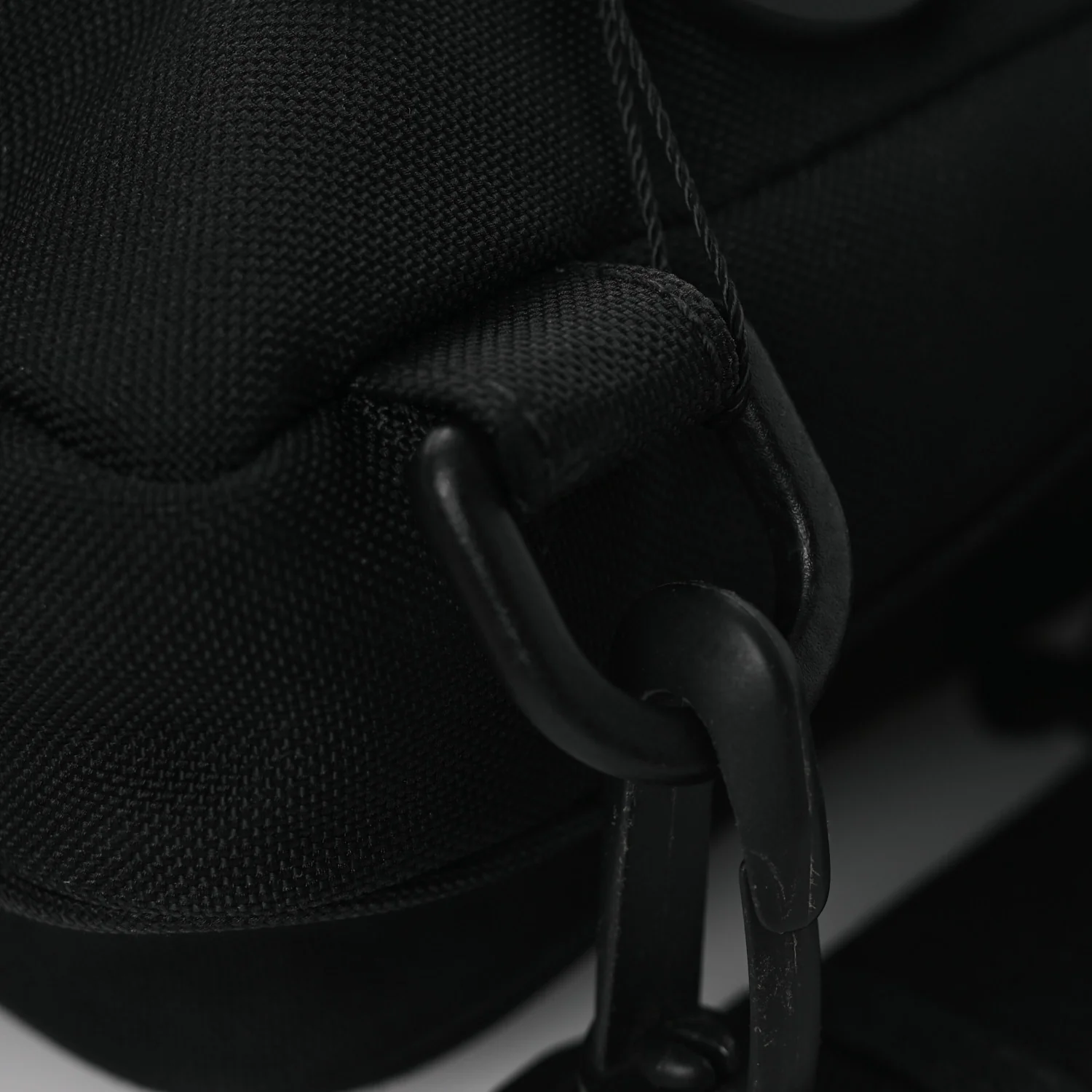 Nylon Logo Explorer Crossbody Messenger Bag Black