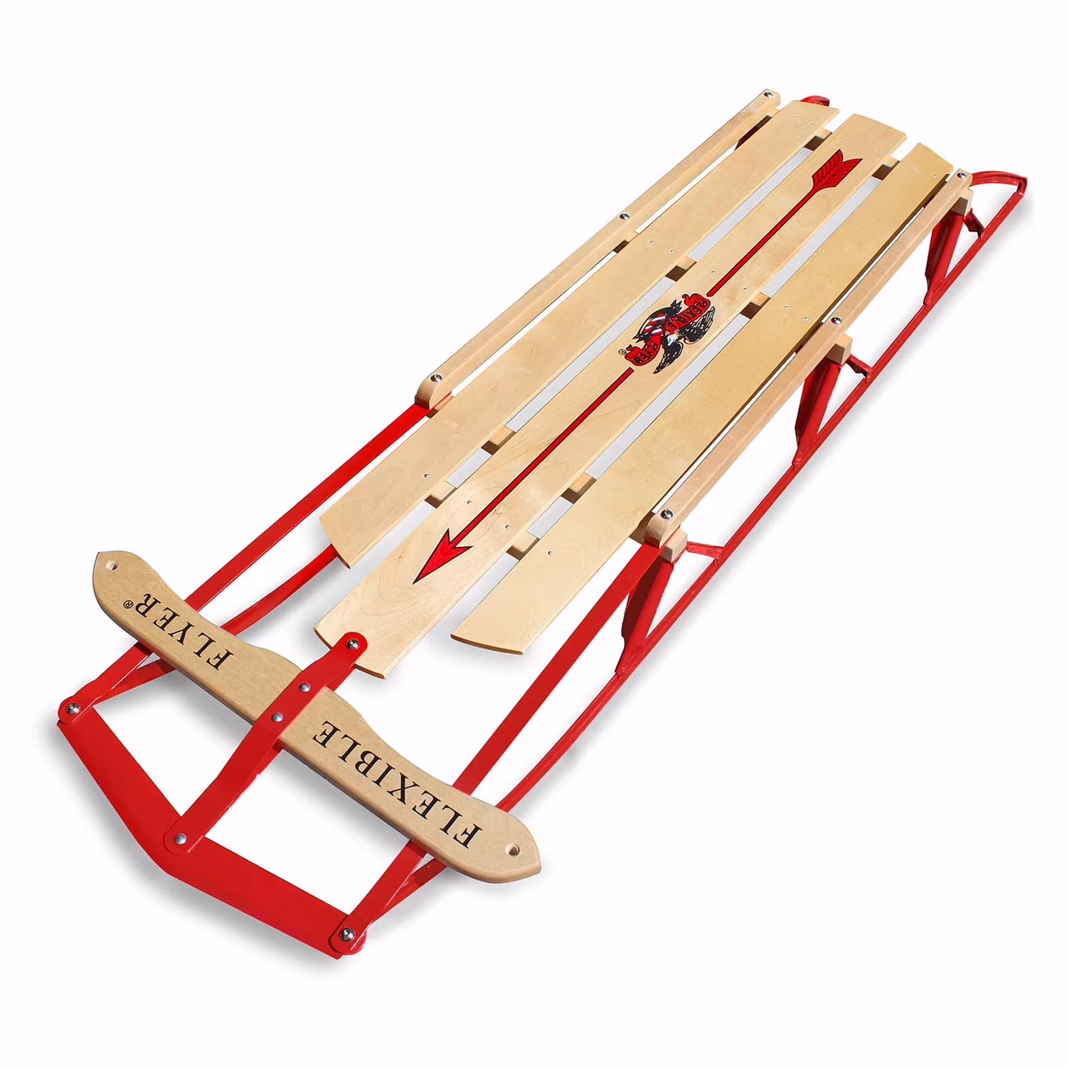 1048 Metal Runner Steel Wood Snow Slider Sled, 48 inch(48") - Image 5