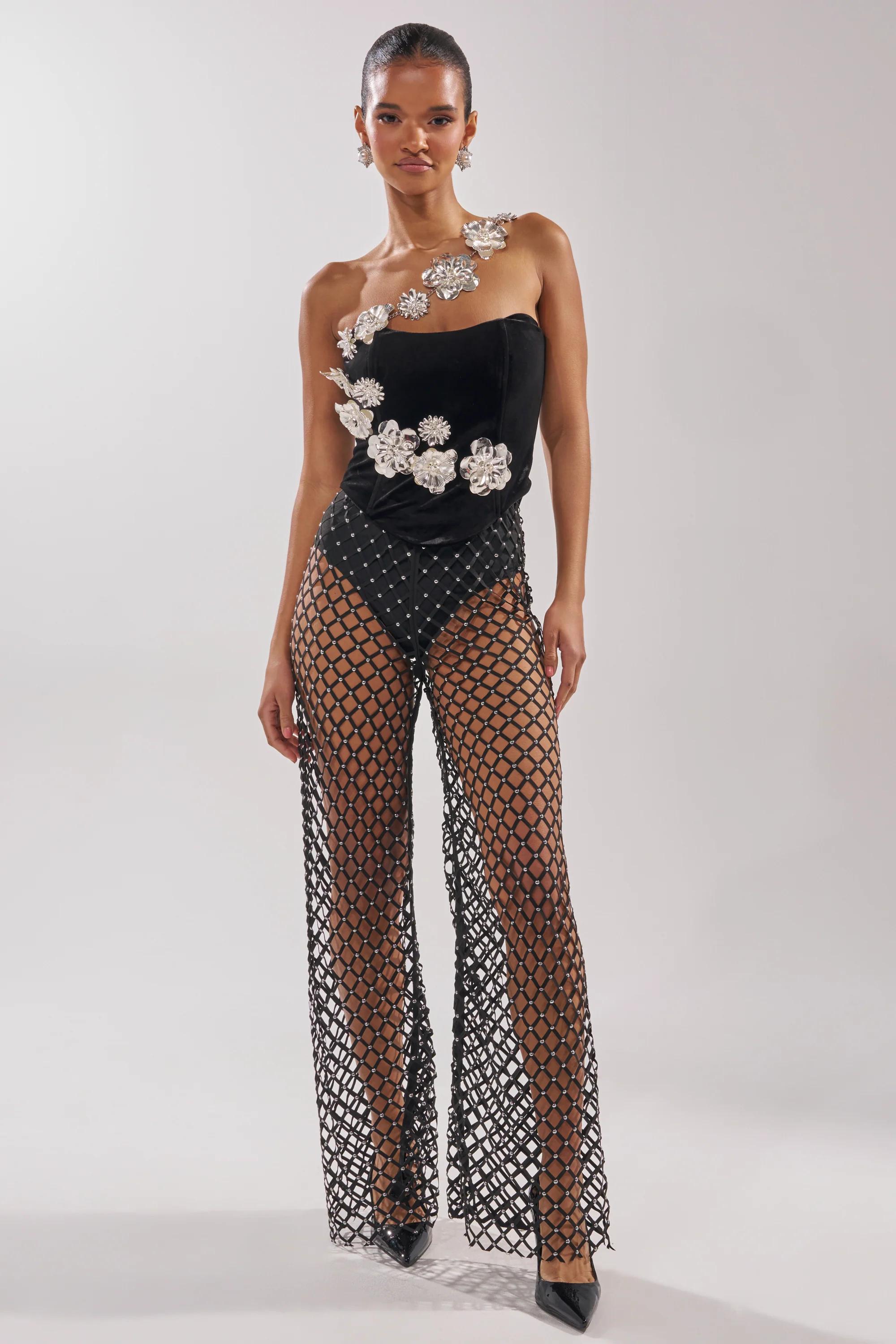 CELINE STUD MESH PANT - Akira Store