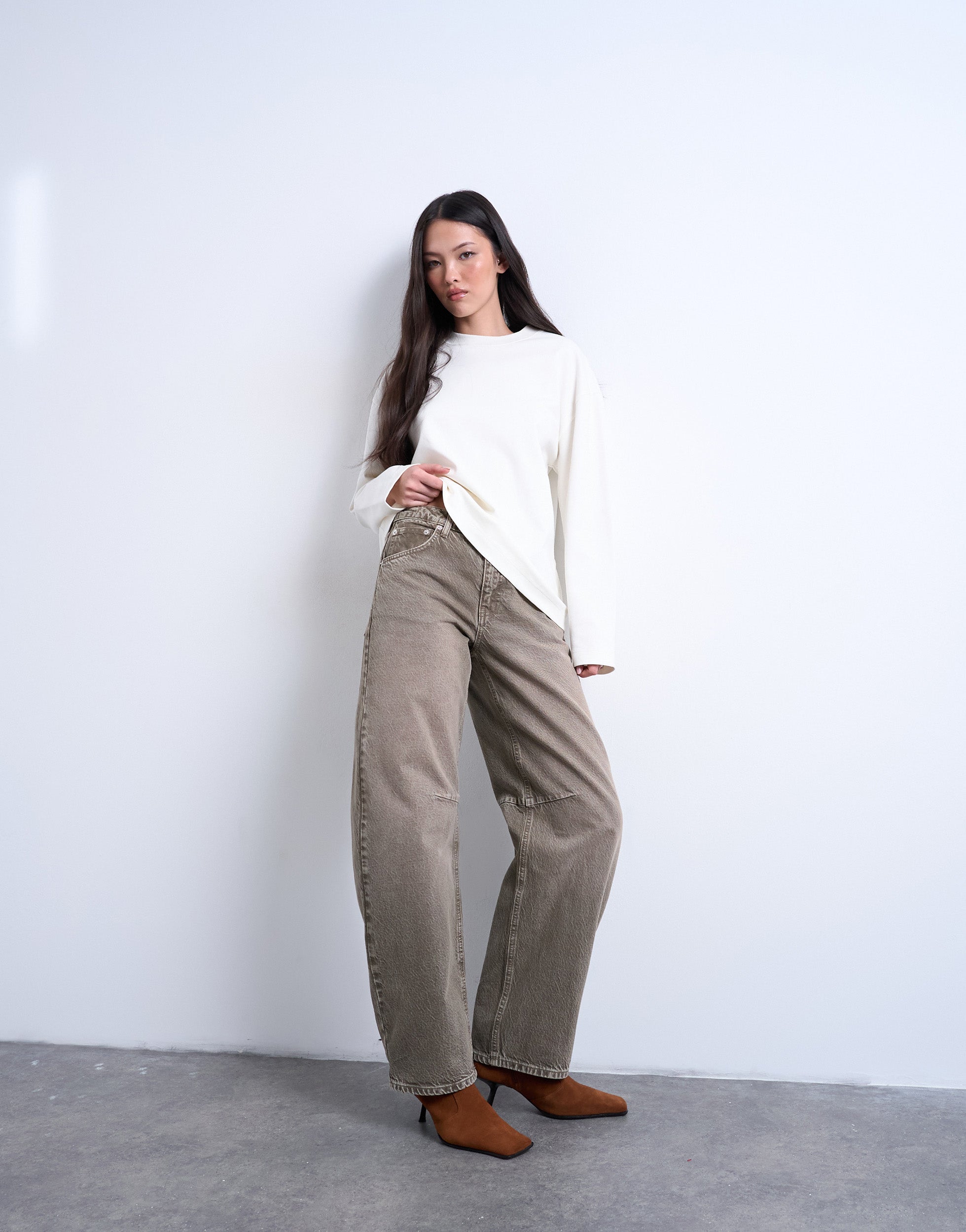 VERO MODA® TSBARREL High rise Barrel Fit Jeans