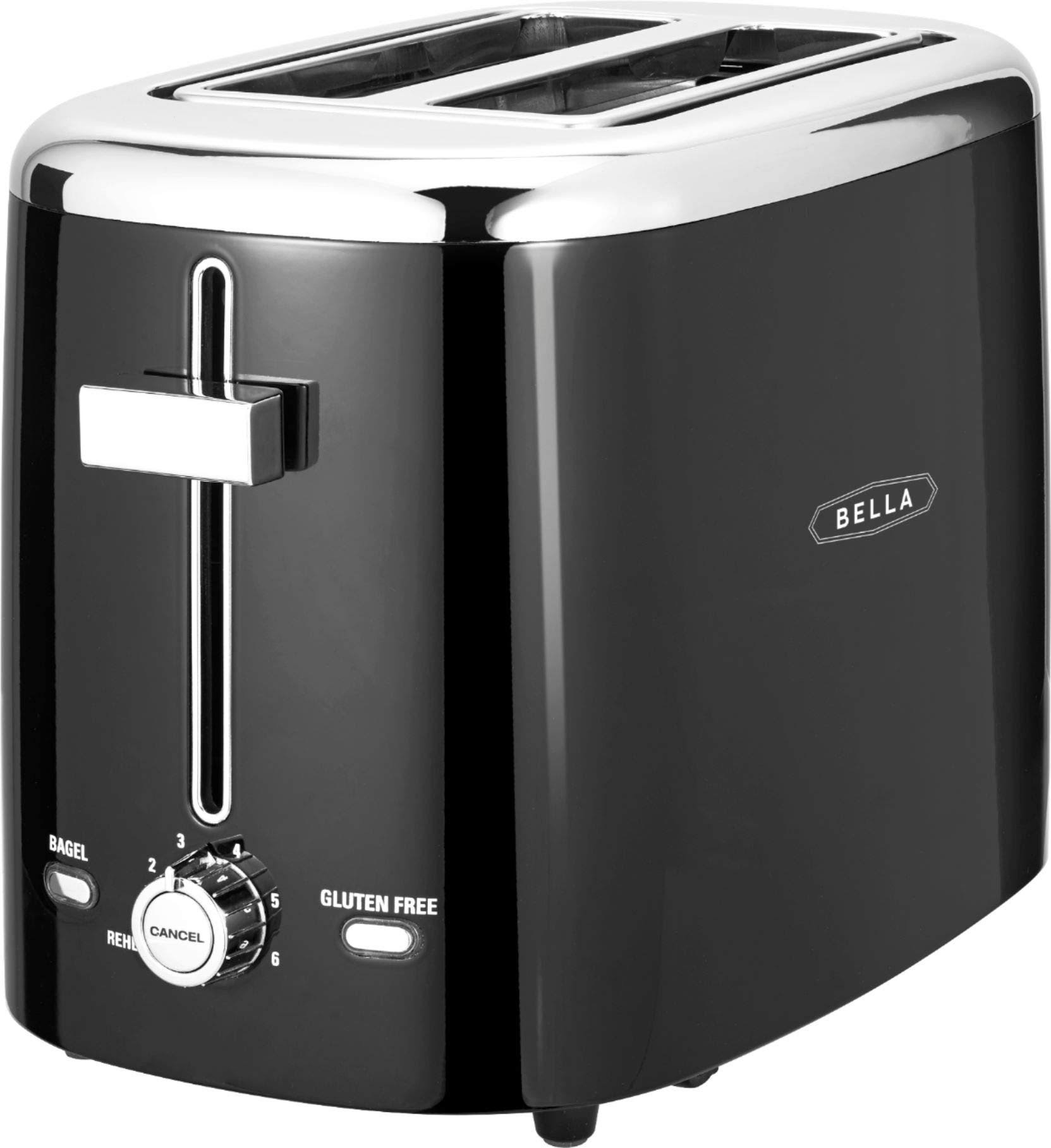 Bella 2-Slice Extra-Wide Toaster - Black
