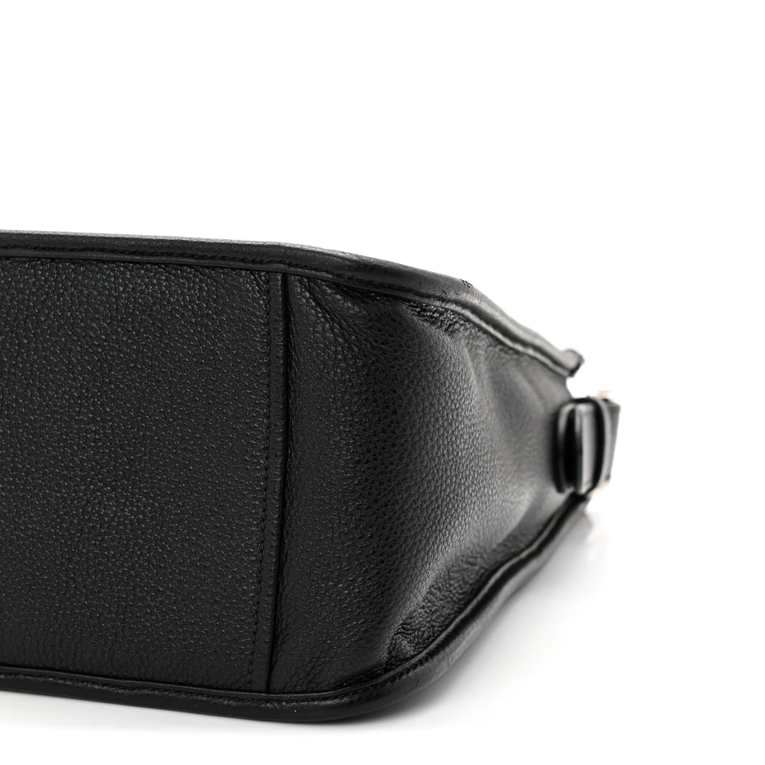 Vitello Daino Soft Hobo Messenger Bag Black
