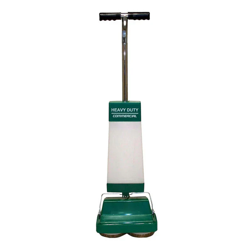 Autolaveuse et polisseuse de sol portable BGFS5000, largeur de nettoyage de 30,5 cm (12 po), moteur de 4,2 A, blanc/vert