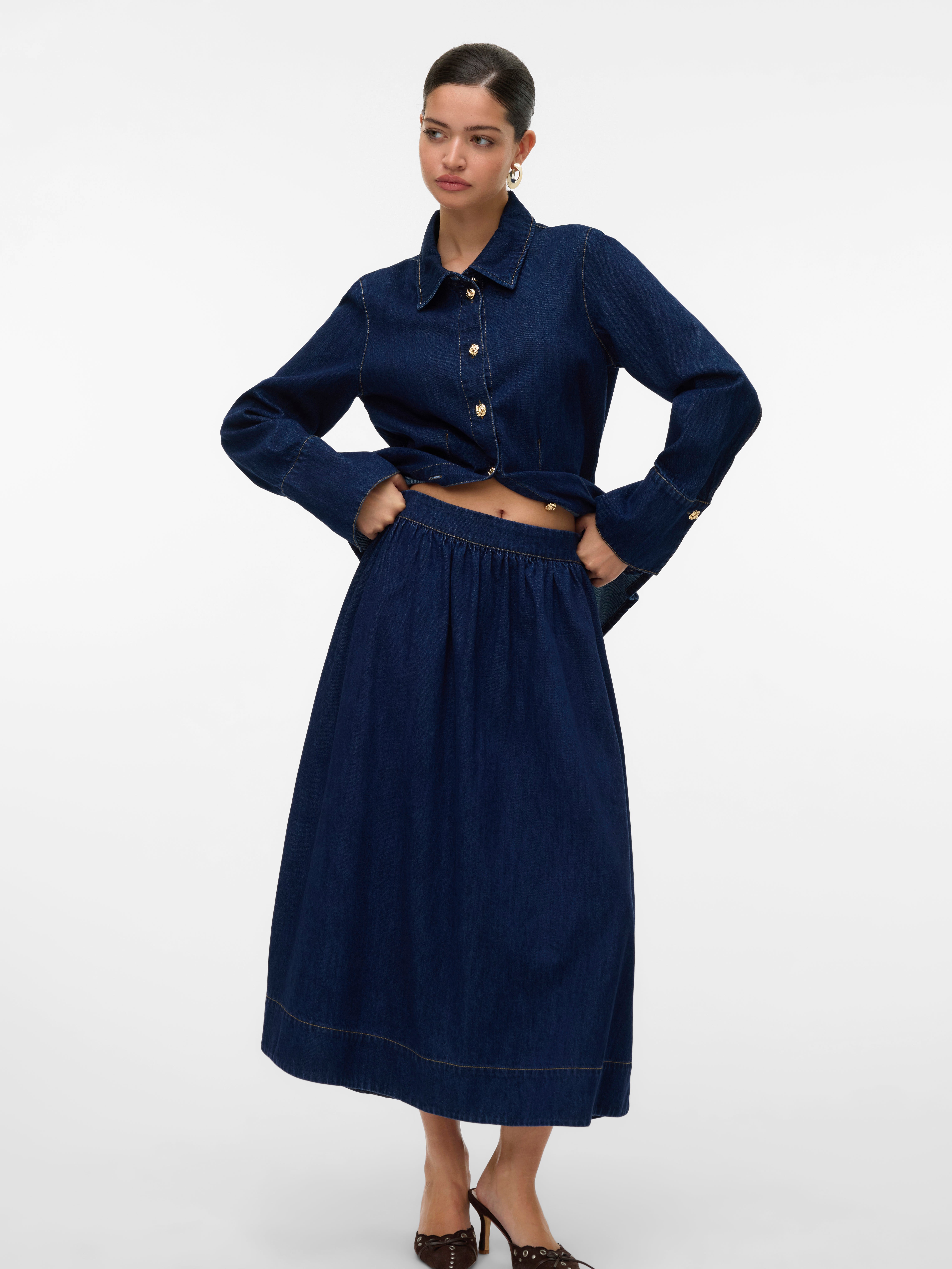 VERO MODA® VMMAIKEN High waist Midi skirt