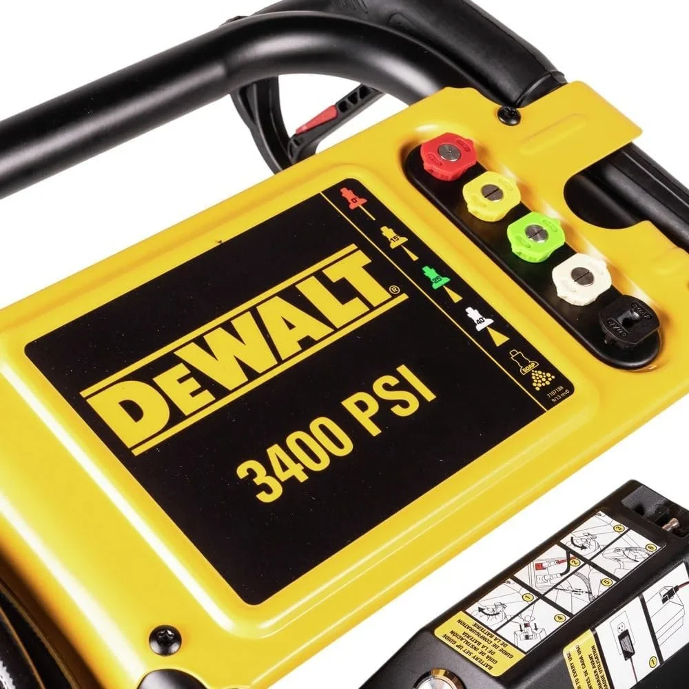 DEWALT 3400 PSI at 2.5 Gas Pressure Washer, High-Pressure Hose