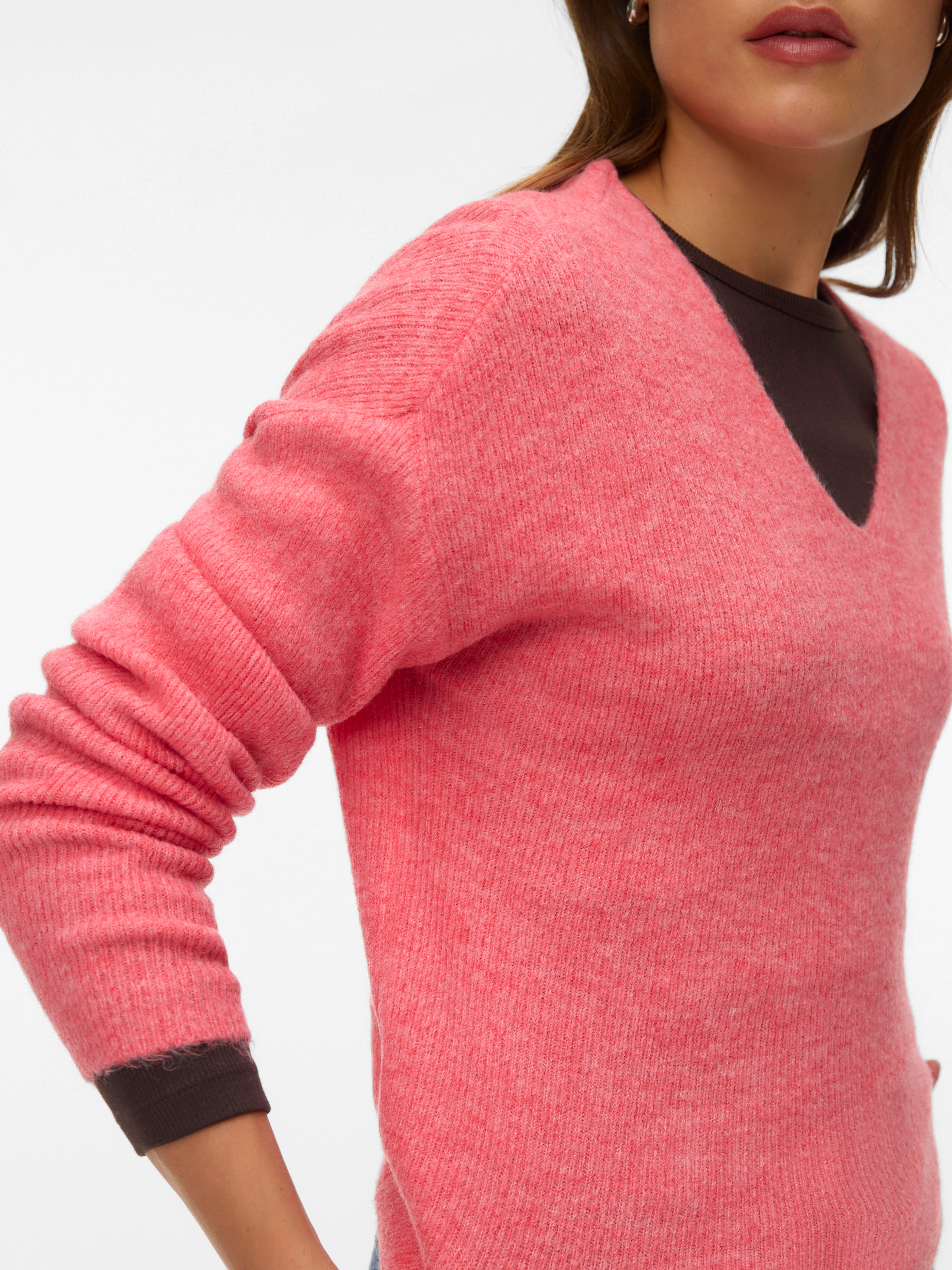VERO MODA® VMCREWLEFILE Knitted pullover