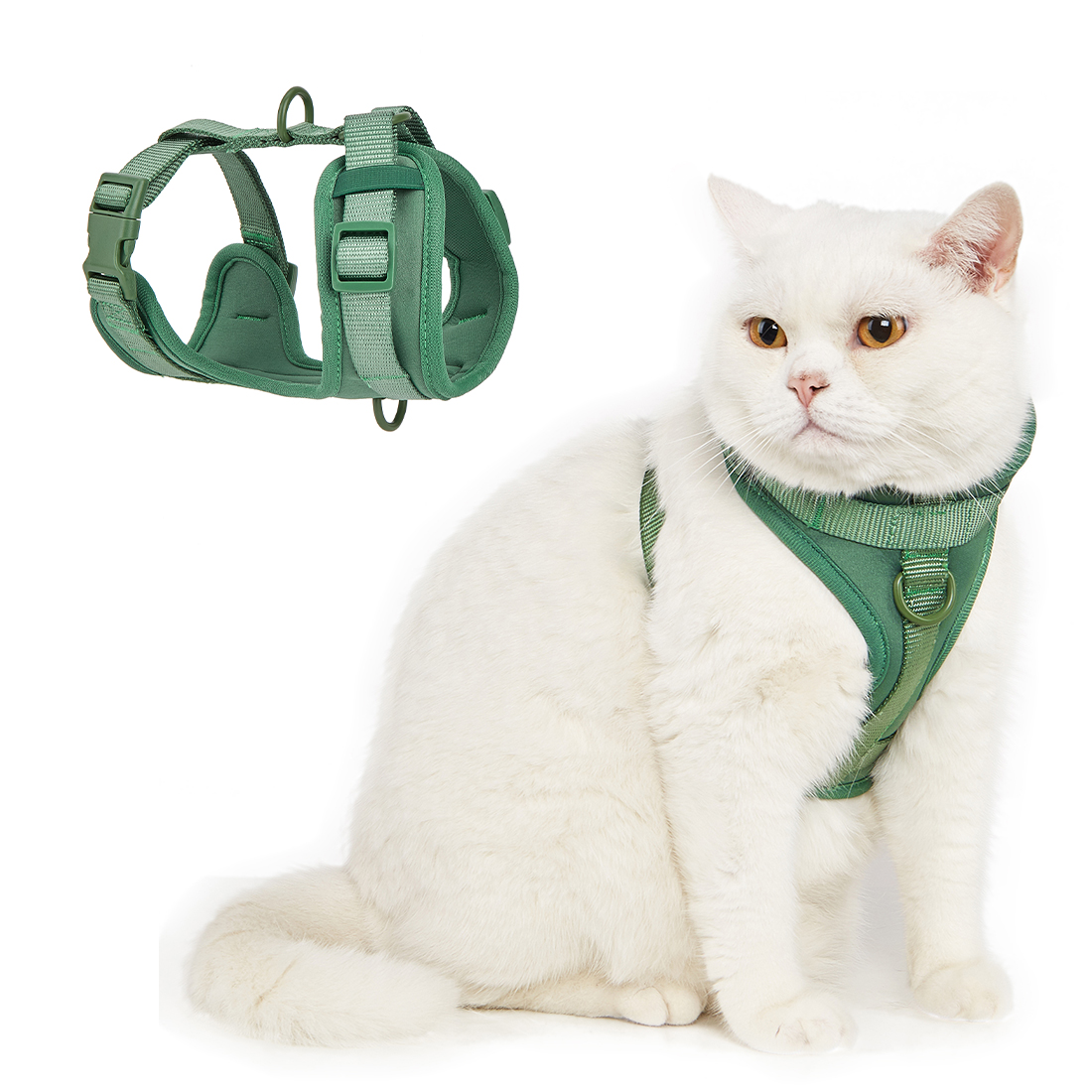 6-Color Adjustable Pet Collar Vest Comfortable Harness