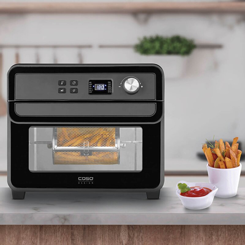 Airfry Chef 1700 airfryer 22L rustfritt stål/svart