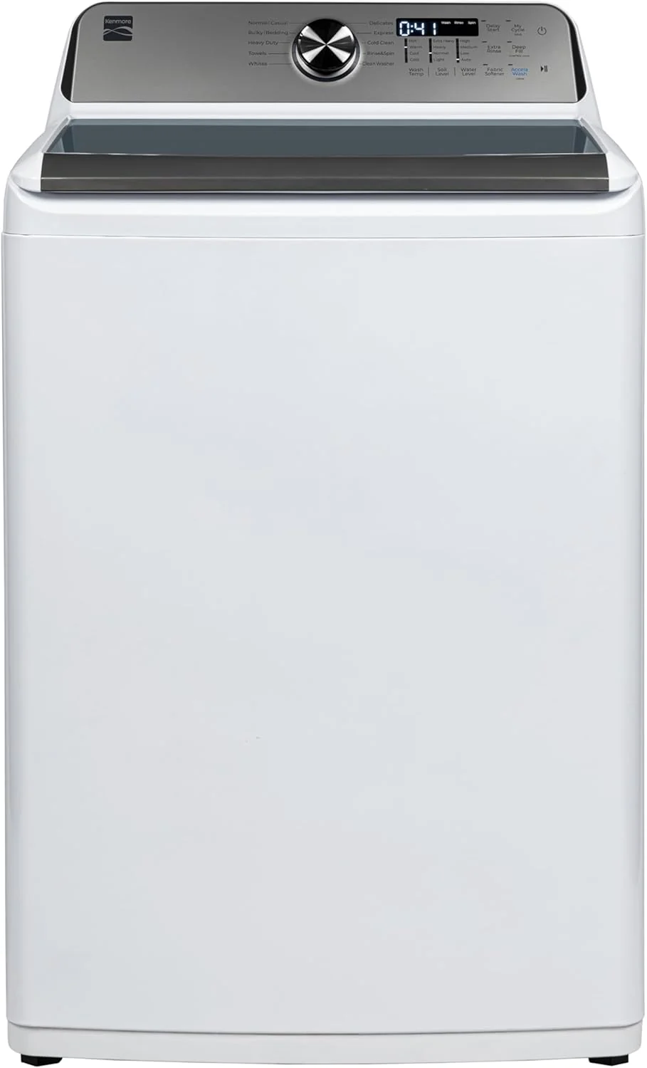 Laveuse à chargement par le haut Kenmore de 4,5 pi³ avec turbine à triple action pour les taches tenaces