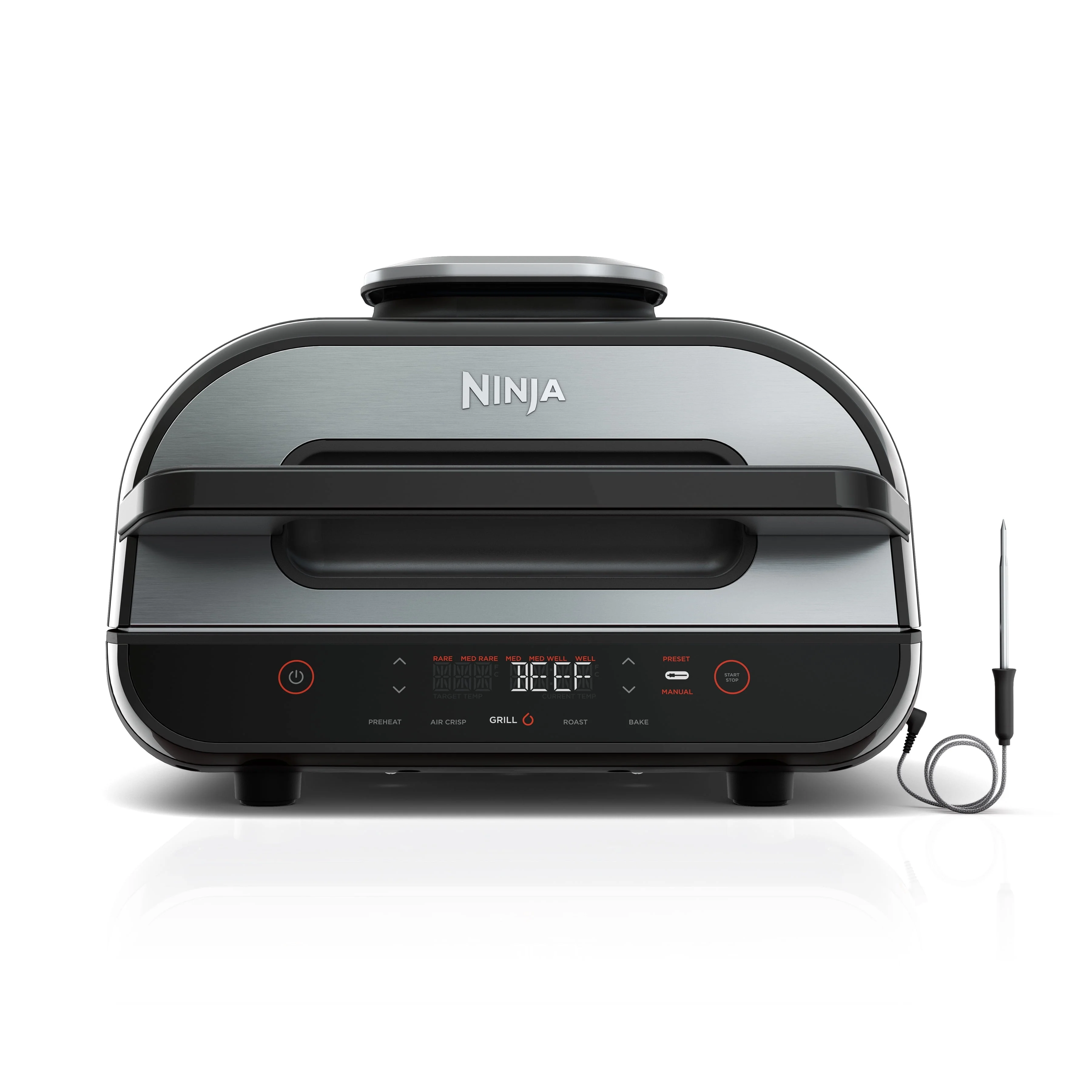 Foodi Smart XL 4 - in - 1 Indoor Grill with 4 - Quart Air Fryer, Roast, Bake, and Smart Cook System, FG550
