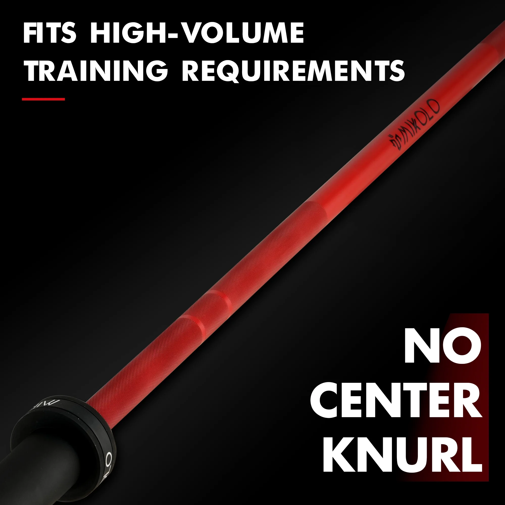 7ft Olympic Barbell, Barbell for Weightlifting and Powerlifting 45lb, Olympic Bar for 1500lbs Capacity, Weight Bar Fit 2�?Standard Weights(7Ft Barbell-Red) - Image 8