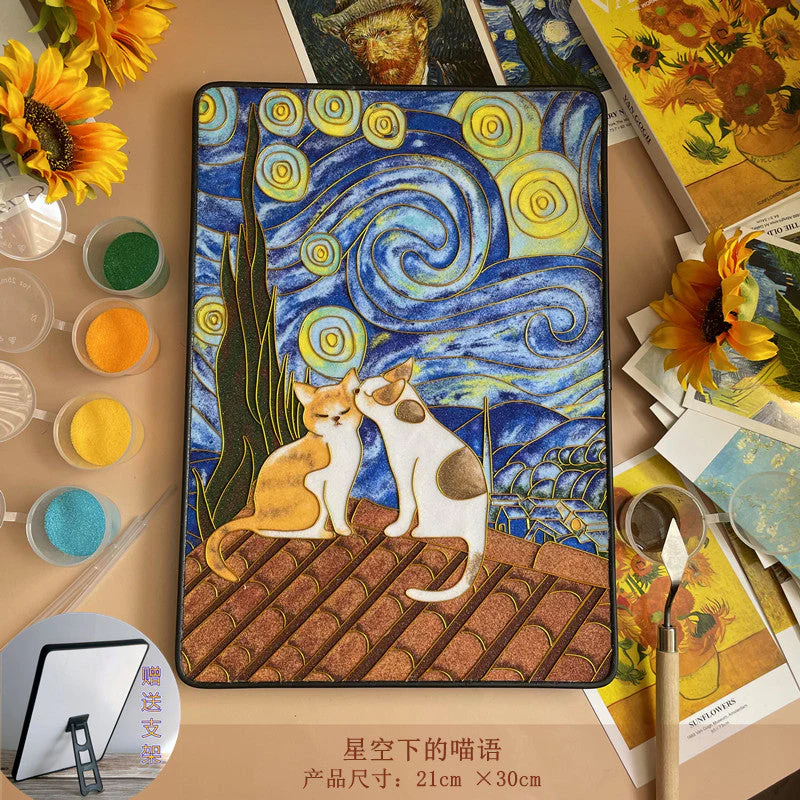 Van Gogh Beginner Cloisonné Enamel DIY Kit, with Tutorial& All Tools