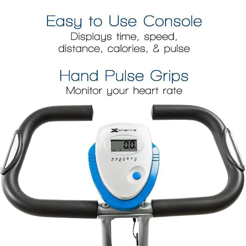 Vélo d'exercice pliable FB350, argent