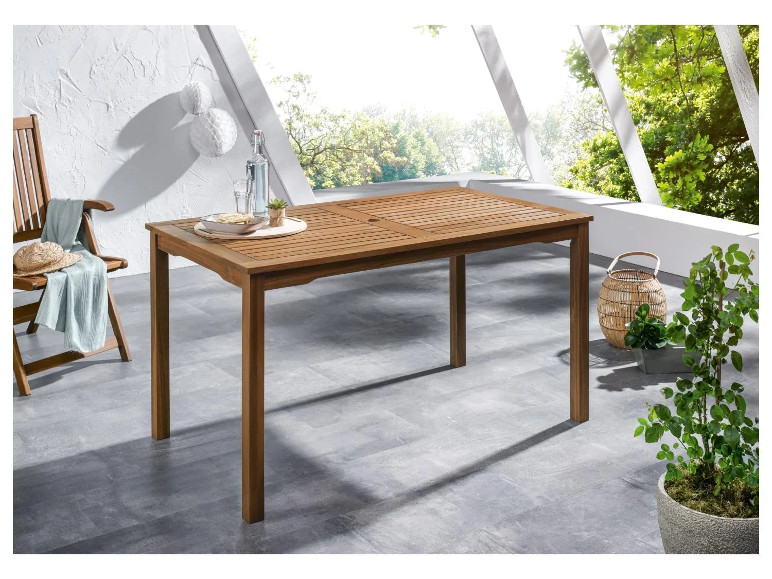 LIVARNO Table de jardin + Lot de 6 fauteuils Sevilla