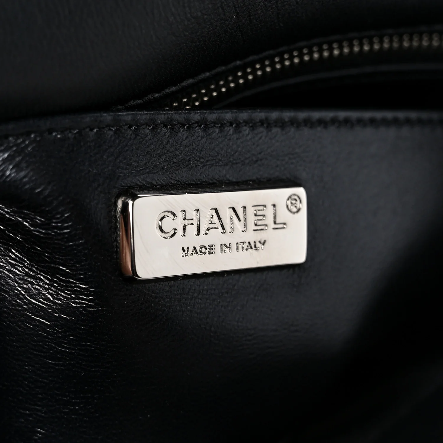 Sequin Logo Small Flap Ruthenium Multicolor